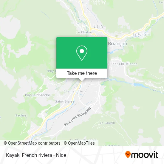 Kayak map