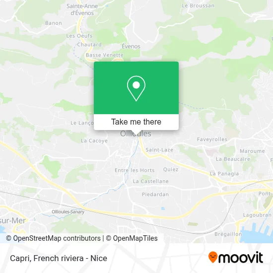 Capri map