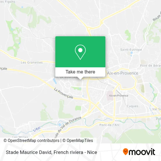 Stade Maurice David map
