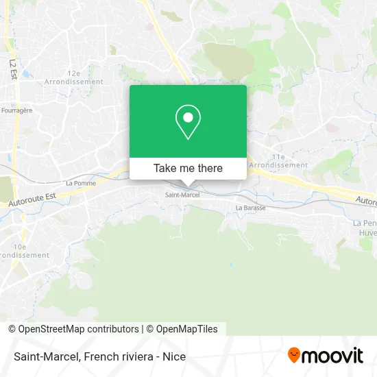 Saint-Marcel map