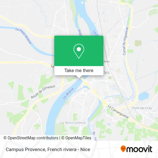 Campus Provence map