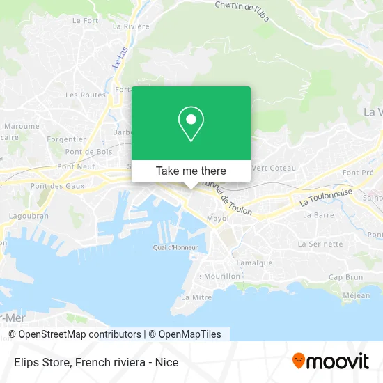 Elips Store map