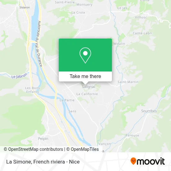 La Simone map