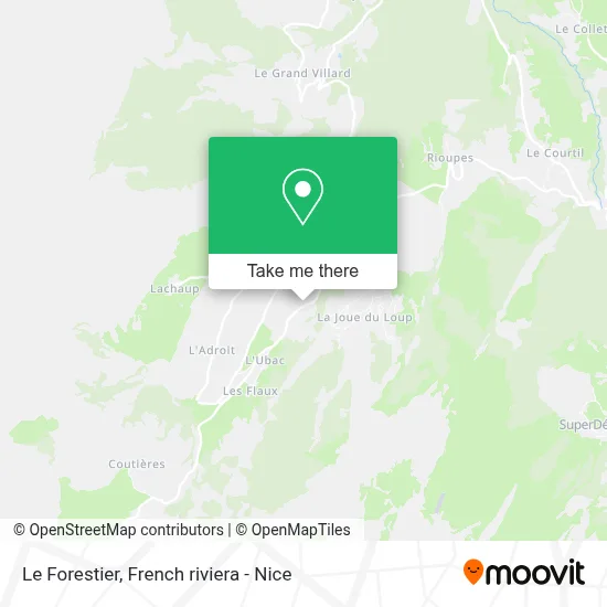 Le Forestier map