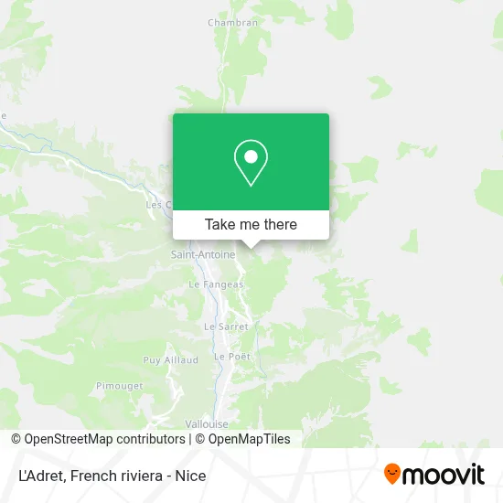 L'Adret map