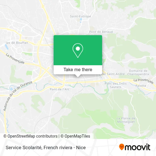 Service Scolarité map