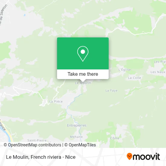 Le Moulin map
