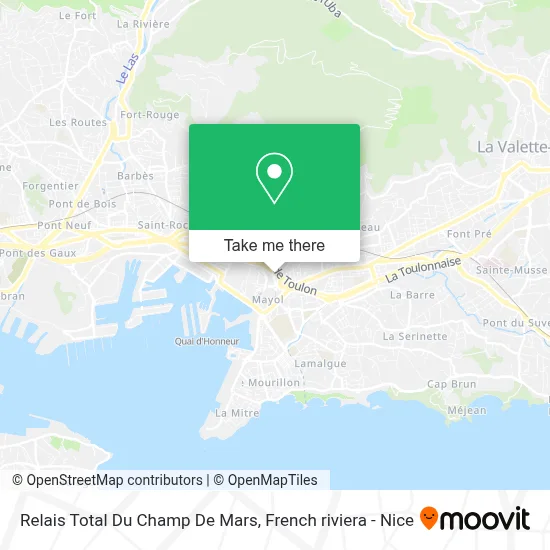 Relais Total Du Champ De Mars map