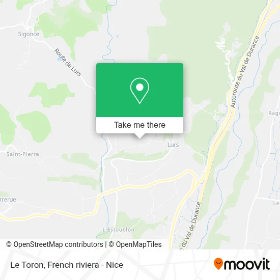 Le Toron map