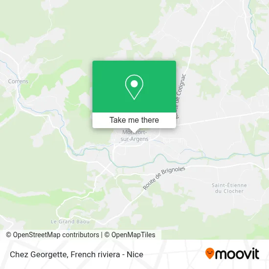 Chez Georgette map
