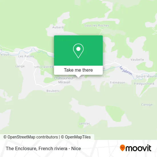 Le Clos map
