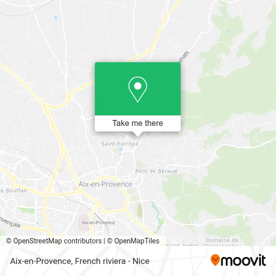 Aix En Provence map