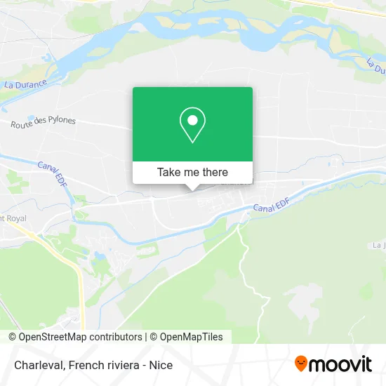 Charleval map