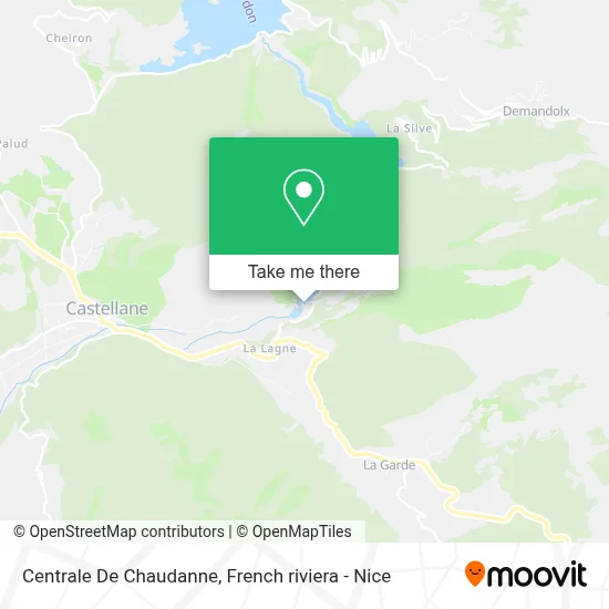 Centrale De Chaudanne map