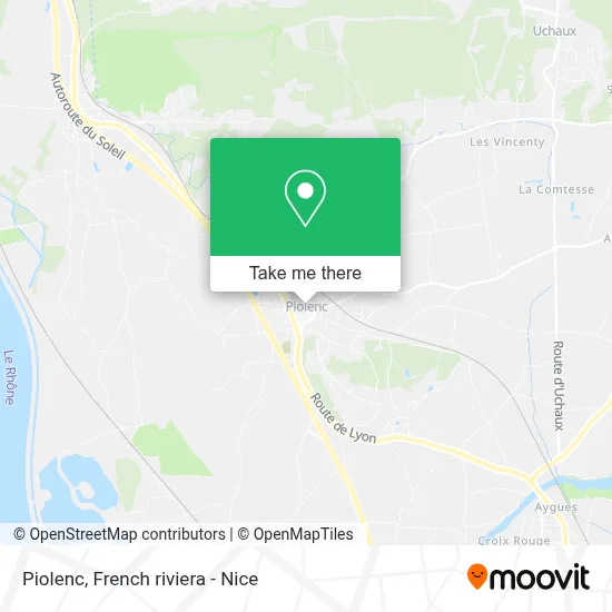 Piolenc map