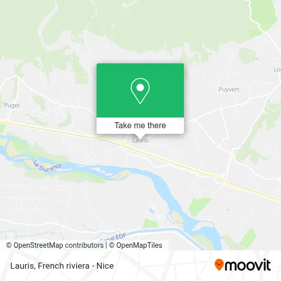 Lauris map
