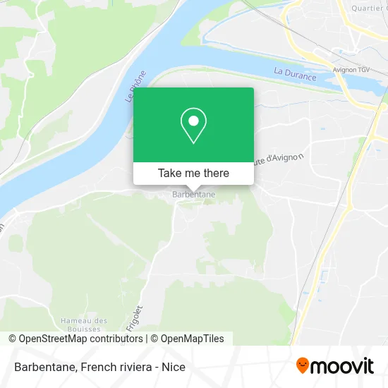 Barbentane map