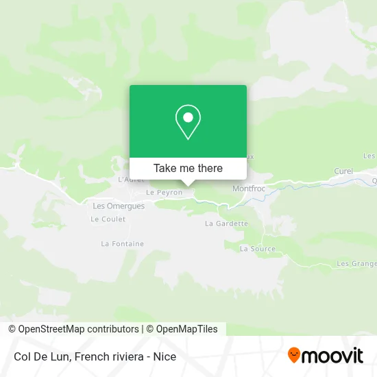 Col De Lun map