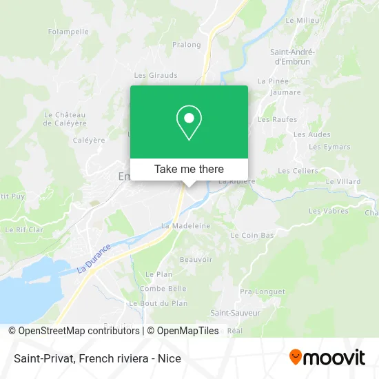 Saint-Privat map