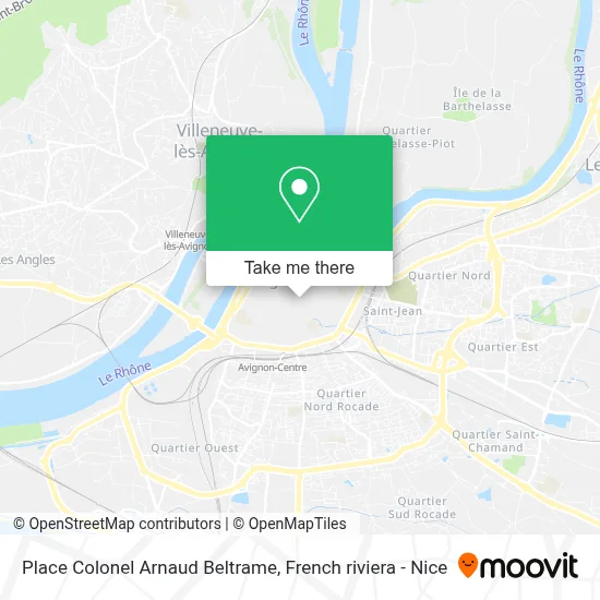 Place Colonel Arnaud Beltrame map