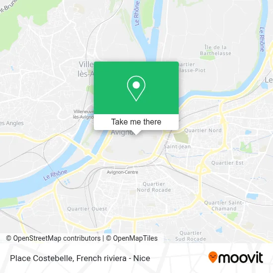 Place Costebelle map