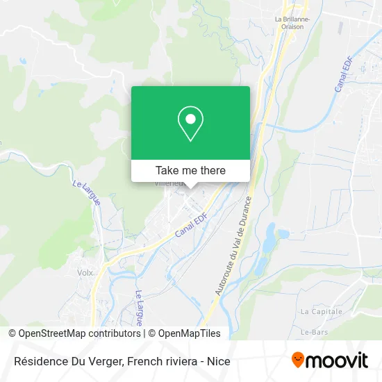 Résidence Du Verger map