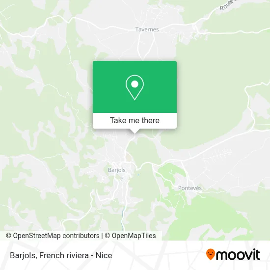 Barjols map