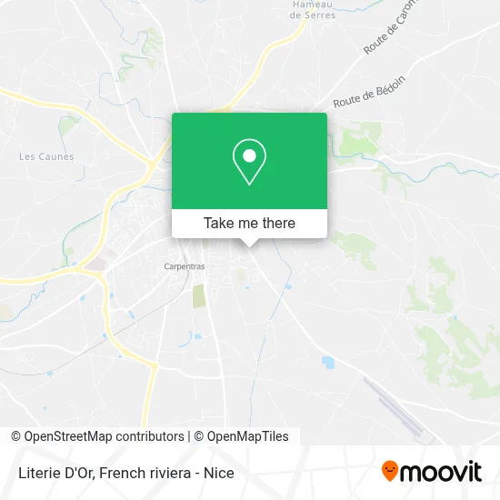 Literie D'Or map