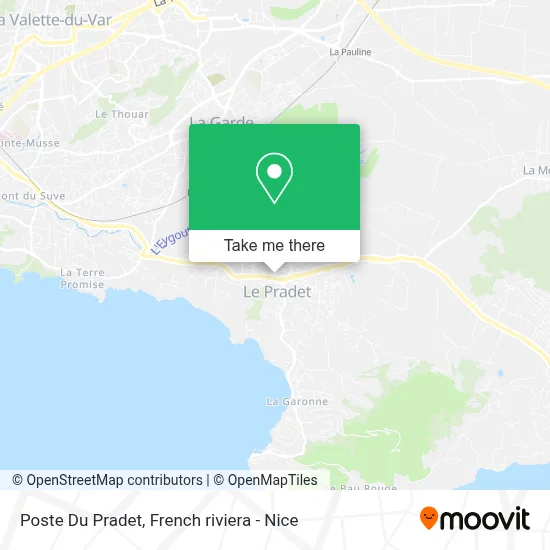 Poste Du Pradet map