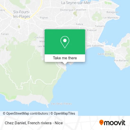 Chez Daniel map