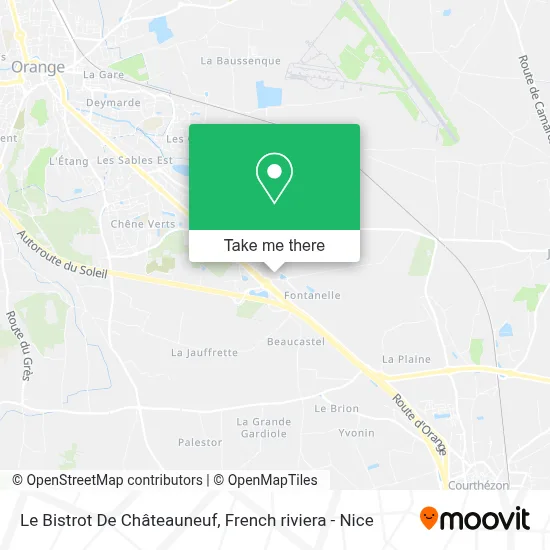 Le Bistrot De Châteauneuf map