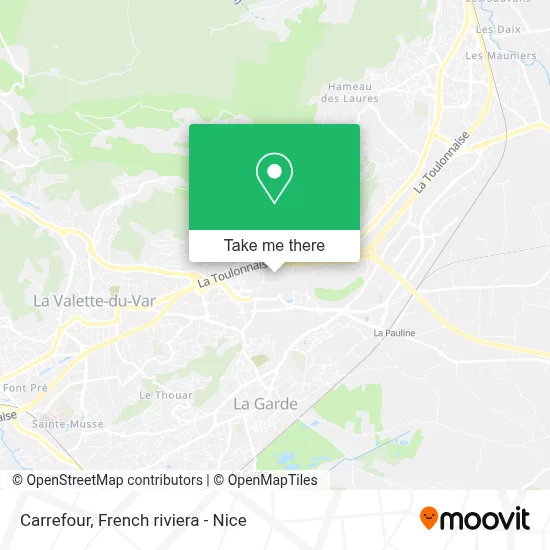 Carrefour map