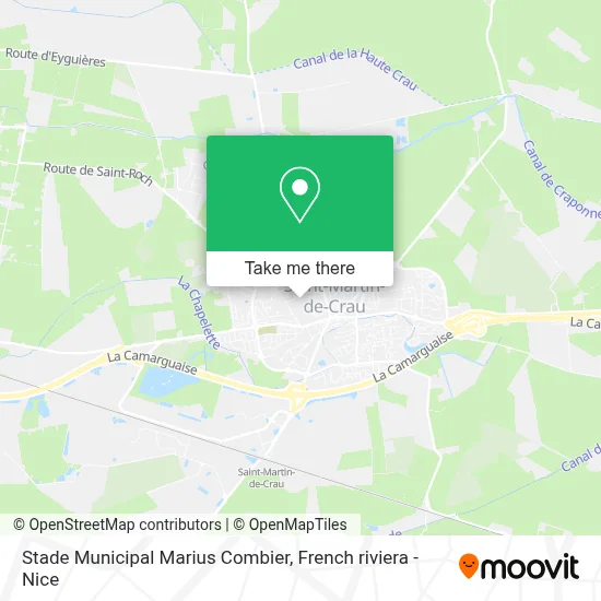 Stade Municipal Marius Combier map