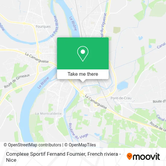 Complexe Sportif Fernand Fournier map