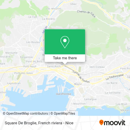 Square De Broglie map