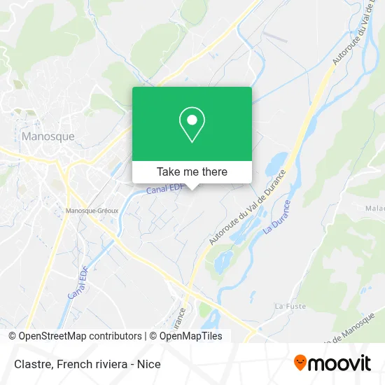 Clastre map