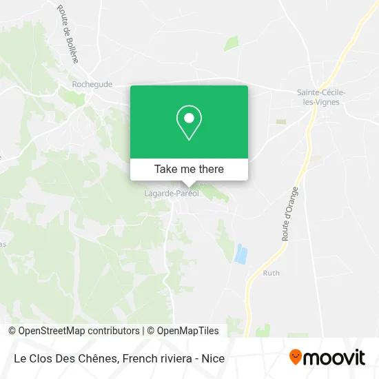 Le Clos Des Chênes map