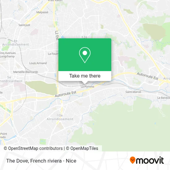 La Colombe map