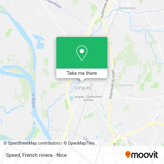 Speed map