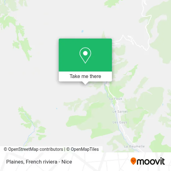Plaines map