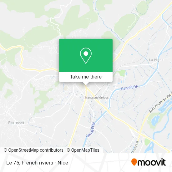 Le 75 map