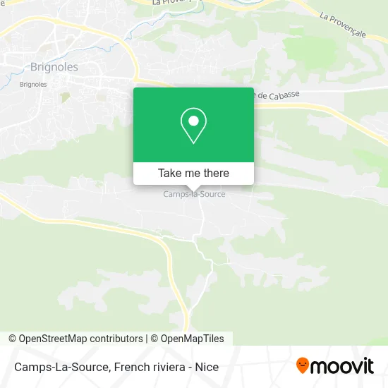 Camps-La-Source map