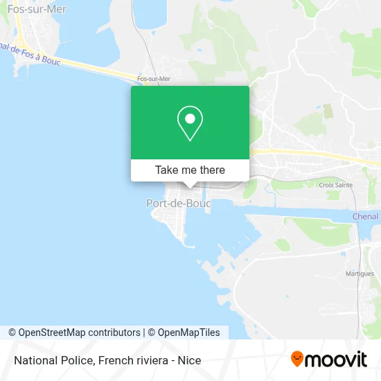 Police Nationale map