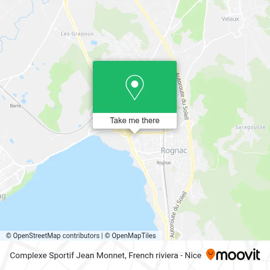Complexe Sportif Jean Monnet map