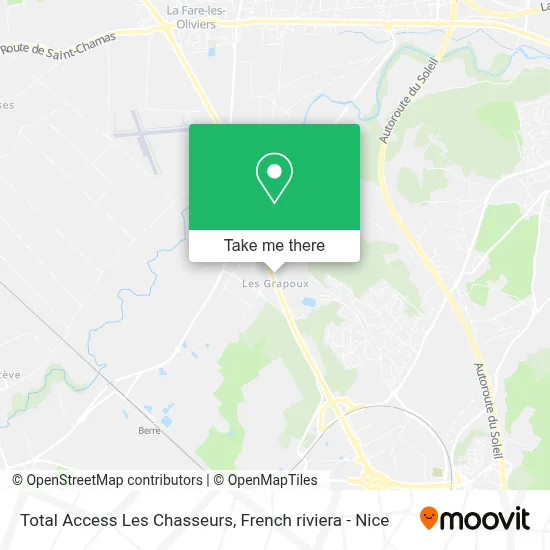 Total Access Les Chasseurs map