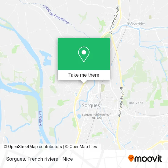 Sorgues map