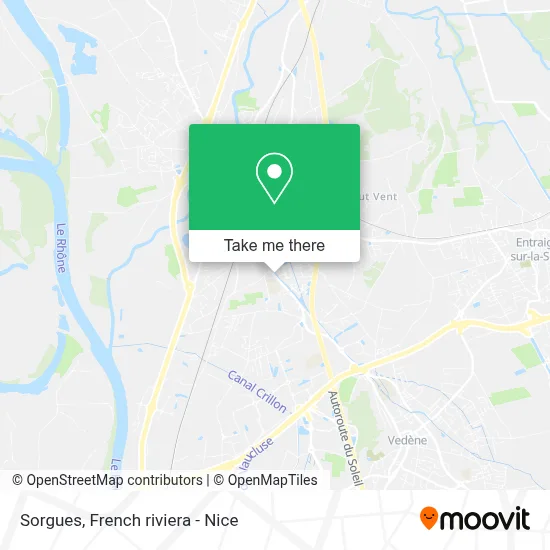 Sorgues map