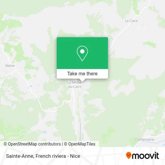 Sainte-Anne map