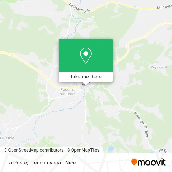 La Poste map
