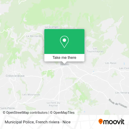 Police Municipale map